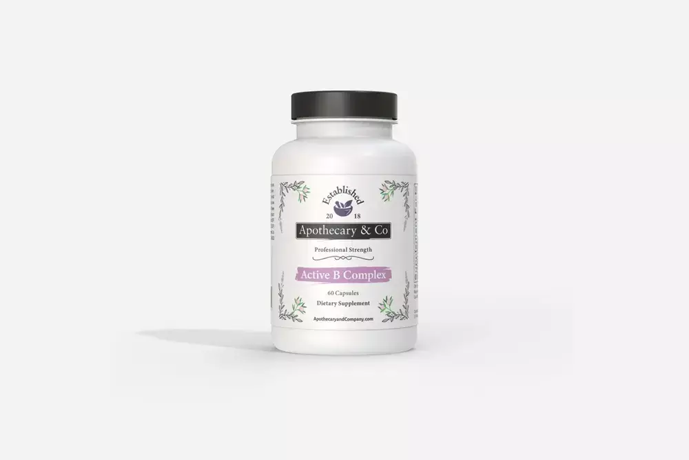 Apothecary & Co Active B Complex supplement bottle