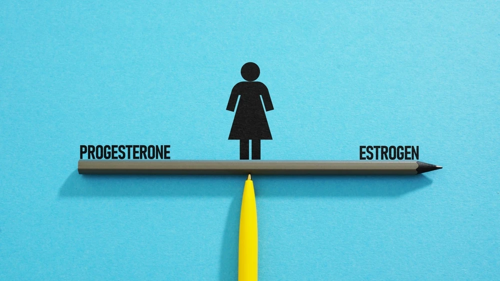 progesterone and estrogen
